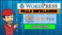 Error Orbit Fox Solucion - wordpress - syspa social 250px