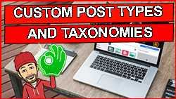 Veremos como crear tipos de post y categorias personalizadas (custom post types and taxonomies) para tu sitio web wordpress.