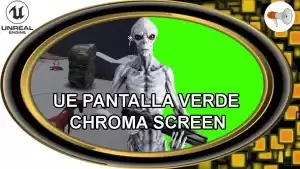 1024px UE 91 pantalla verde syspa green screen - Chroma Material - unreal engine - chamuyo tutoriales