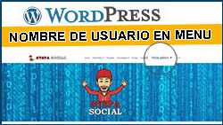 nombre de usuario logueado en menu - wordpress - syspa social 250px OPT
